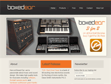 Tablet Screenshot of boxedear.com